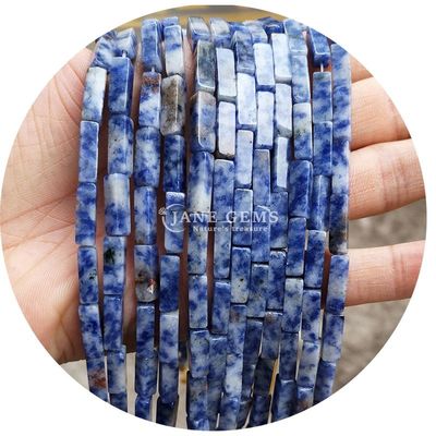 Venta al por mayor de cristal natural piedra preciosa cubo rectangular cuentas de piedra sueltas accesorios de cuentas de piedra cubo espaciadores de cuentas para joyas