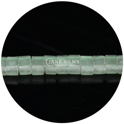 Venta al por mayor de cristal natural de piedras preciosas con facetas de cuentas rectangulares accesorios de cuentas de piedra sueltas espaciadores con facetas para joyas