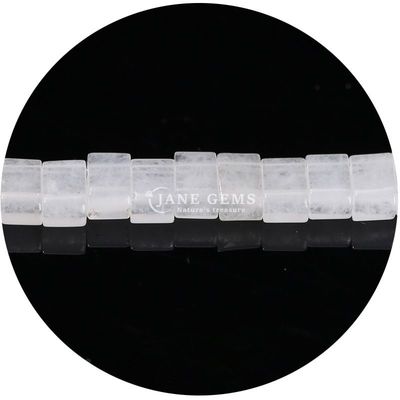 Venta al por mayor de cristal natural de piedras preciosas con facetas de cuentas rectangulares accesorios de cuentas de piedra sueltas espaciadores con facetas para joyas