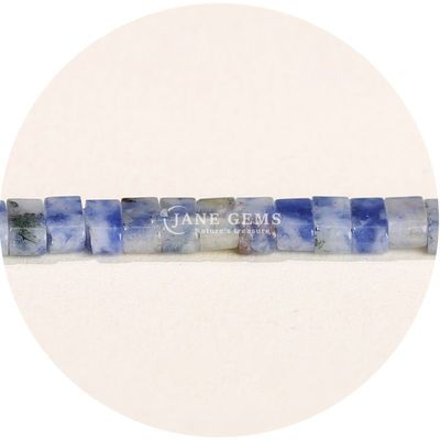 Venta al por mayor de cristal natural de piedras preciosas con facetas de cuentas rectangulares accesorios de cuentas de piedra sueltas espaciadores con facetas para joyas