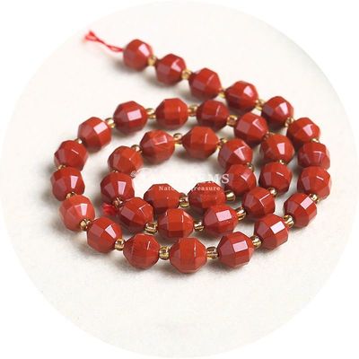 Venta al por mayor de cristal natural de piedra preciosa con forma de oliva con caras con facetas accesorios de cuentas de piedra sueltas espaciador de cuentas de rombo