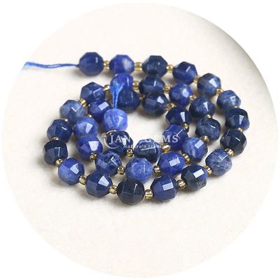 Venta al por mayor de cristal natural de piedra preciosa con forma de oliva con caras con facetas accesorios de cuentas de piedra sueltas espaciador de cuentas de rombo