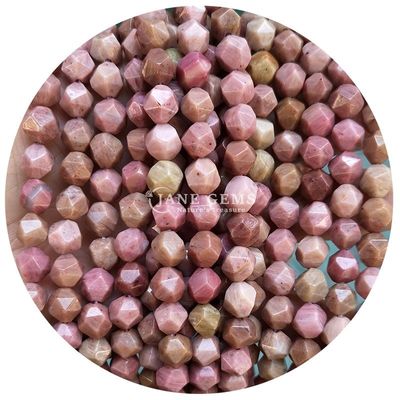 Venta al por mayor de cristal natural de piedras preciosas con facetas de cuentas con facetas de piedra suelta accesorios de cuentas de cuentas de rombo espaciador de cuentas para joyería