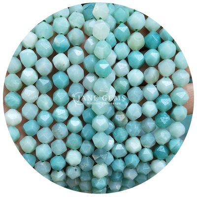 Venta al por mayor de cristal natural de piedras preciosas con facetas de cuentas con facetas de piedra suelta accesorios de cuentas de cuentas de rombo espaciador de cuentas para joyería
