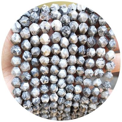 Venta al por mayor de cristal natural de piedras preciosas con facetas de cuentas con facetas de piedra suelta accesorios de cuentas de cuentas de rombo espaciador de cuentas para joyería
