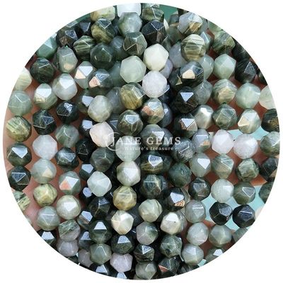 Venta al por mayor de cristal natural de piedras preciosas con facetas de cuentas con facetas de piedra suelta accesorios de cuentas de cuentas de rombo espaciador de cuentas para joyería