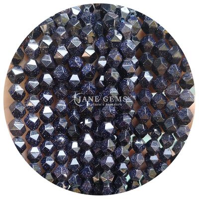 Venta al por mayor de cristal natural de piedras preciosas con facetas de cuentas con facetas de piedra suelta accesorios de cuentas de cuentas de rombo espaciador de cuentas para joyería