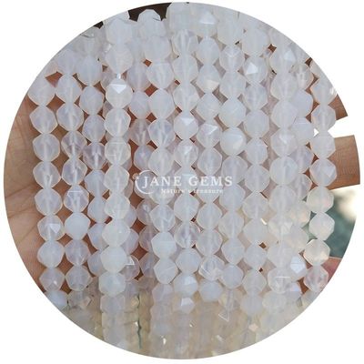 Perlas sueltas de piedras preciosas de facetas genuinas Alta durabilidad para la fabricación de joyas