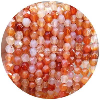 Perlas sueltas de piedras preciosas de facetas genuinas Alta durabilidad para la fabricación de joyas