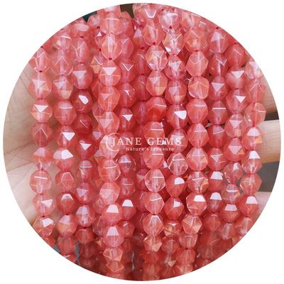 Perlas sueltas de piedras preciosas de facetas genuinas Alta durabilidad para la fabricación de joyas
