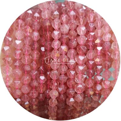 Perlas sueltas de piedras preciosas de facetas genuinas Alta durabilidad para la fabricación de joyas