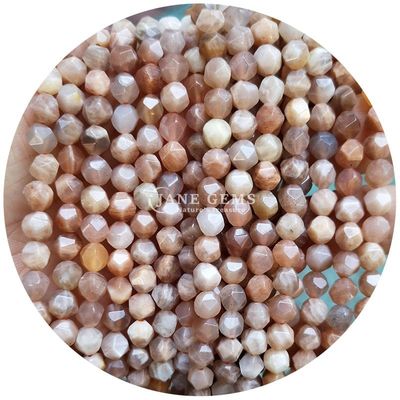 Perlas sueltas de piedras preciosas de facetas genuinas Alta durabilidad para la fabricación de joyas