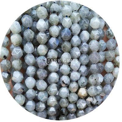 Perlas sueltas de piedras preciosas de facetas genuinas Alta durabilidad para la fabricación de joyas