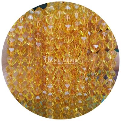 Perlas sueltas de piedras preciosas de facetas genuinas Alta durabilidad para la fabricación de joyas