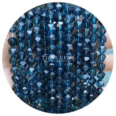 Perlas sueltas de piedras preciosas de facetas genuinas Alta durabilidad para la fabricación de joyas