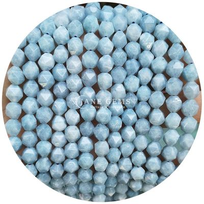 Perlas sueltas de piedras preciosas de facetas genuinas Alta durabilidad para la fabricación de joyas