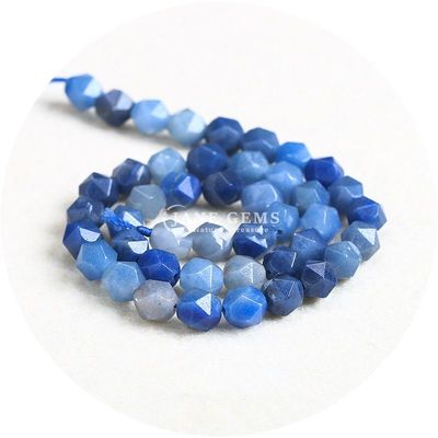 Venta al por mayor de perlas sueltas de piedras preciosas naturales genuinas con facetas de piedra cristalina con facetas sueltas para la fabricación de joyas