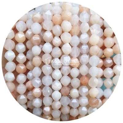 Venta al por mayor de perlas sueltas de piedras preciosas naturales genuinas con facetas de piedra cristalina con facetas sueltas para la fabricación de joyas