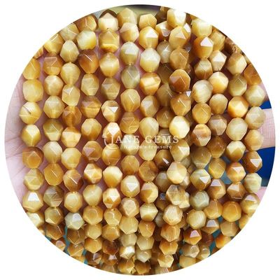 Venta al por mayor de perlas sueltas de piedras preciosas naturales genuinas con facetas de piedra cristalina con facetas sueltas para la fabricación de joyas