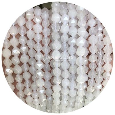 Venta al por mayor de perlas sueltas de piedras preciosas naturales genuinas con facetas de piedra cristalina con facetas sueltas para la fabricación de joyas