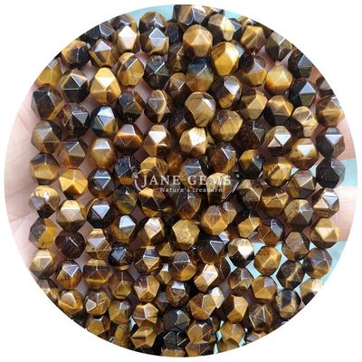 Venta al por mayor de perlas sueltas de piedras preciosas naturales genuinas con facetas de piedra cristalina con facetas sueltas para la fabricación de joyas