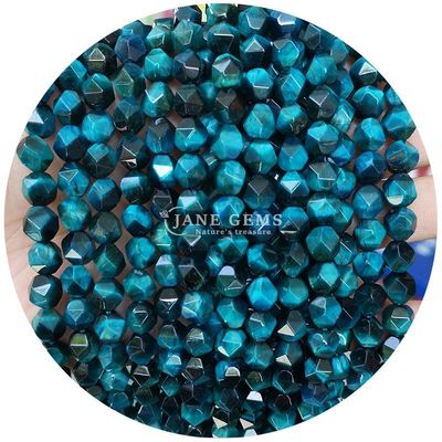 Venta al por mayor de perlas sueltas de piedras preciosas naturales genuinas con facetas de piedra cristalina con facetas sueltas para la fabricación de joyas