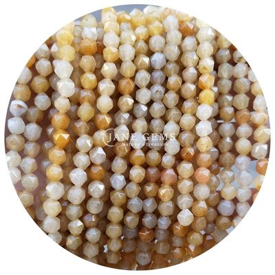 Venta al por mayor de perlas sueltas de piedras preciosas naturales genuinas con facetas de piedra cristalina con facetas sueltas para la fabricación de joyas