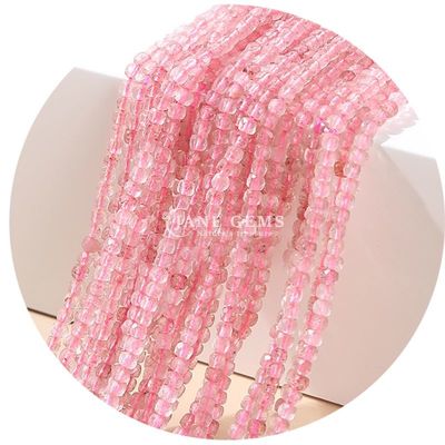 Gratuita Piedra Perlas Sueltas Natural Real Cristal Gemstone Perlas Sueltas Cubo Cuadrado Perlas Sueltas para la Fabricación de Brazaletes