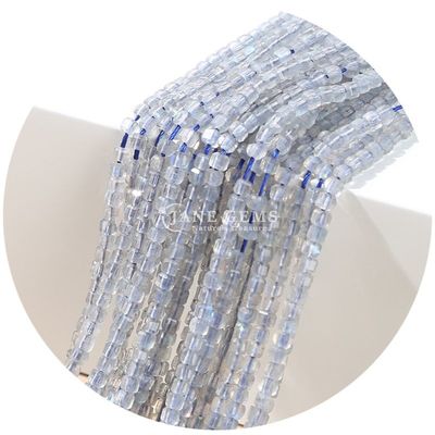 Gratuita Piedra Perlas Sueltas Natural Real Cristal Gemstone Perlas Sueltas Cubo Cuadrado Perlas Sueltas para la Fabricación de Brazaletes