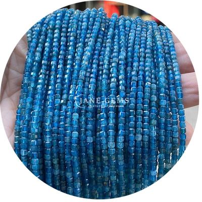Gratuita Piedra Perlas Sueltas Natural Real Cristal Gemstone Perlas Sueltas Cubo Cuadrado Perlas Sueltas para la Fabricación de Brazaletes