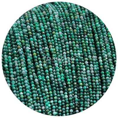 Fresa de cuarzo rosa ópal gemas cuentas cristalinas naturales con facetas redondas forma pequeña hilos de cuentas sueltas para pulseras