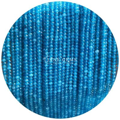 Diferentes tipos de gemas de calcedonia cuentas de cristal natural con facetas de ábaco forma de cuentas de cuentas sueltas pequeñas para pulseras