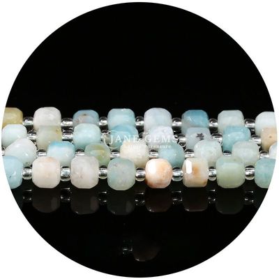 Venta al por mayor de piedras preciosas naturales cuentas sueltas florita piedra cristalina cuentas sueltas piedra lunar espaciadores de cuentas sueltas para joyería Diy