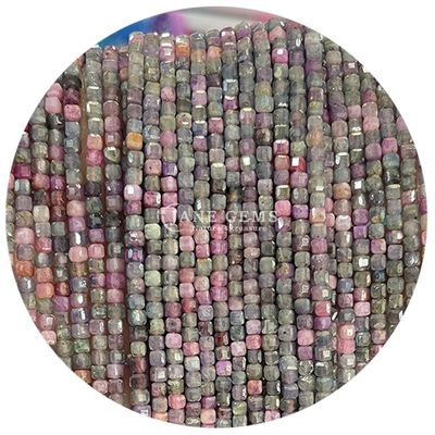 Venta al por mayor de piedras preciosas naturales cuentas sueltas florita piedra cristalina cuentas sueltas piedra lunar espaciadores de cuentas sueltas para joyería Diy