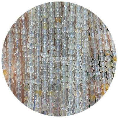 Venta al por mayor de piedras preciosas naturales cuentas sueltas florita piedra cristalina cuentas sueltas piedra lunar espaciadores de cuentas sueltas para joyería Diy