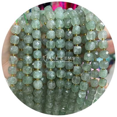 Venta al por mayor de piedras preciosas naturales cuentas sueltas florita piedra cristalina cuentas sueltas piedra lunar espaciadores de cuentas sueltas para joyería Diy