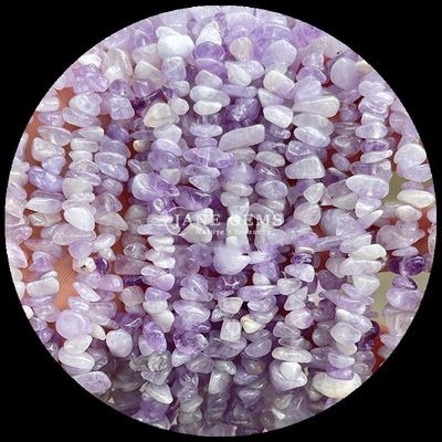 Citrino Negro Gemas Rutiladas Perlas Cristal Natural Forma Irregular Chips de grava Piedra de Perlas Sueltas para Brazaletes