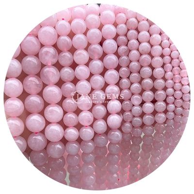 Al por mayor piedra natural jaspe cuentas sueltas redondas 8mm labradorita cuentas sueltas rosa cuarzo cuentas redondas espaciadores para joyas