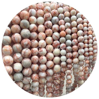 Al por mayor piedra natural jaspe cuentas sueltas redondas 8mm labradorita cuentas sueltas rosa cuarzo cuentas redondas espaciadores para joyas