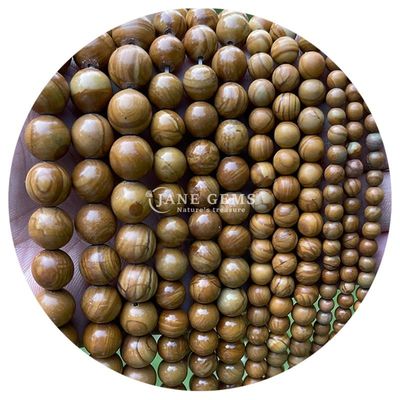 Granel de Piedra Natural Perlas Rondas sueltas de 8 mm Zebra Rosa Perlas Sueltas de Jaspe Turmalina Perlas Redondas Espaciadores para Joyería