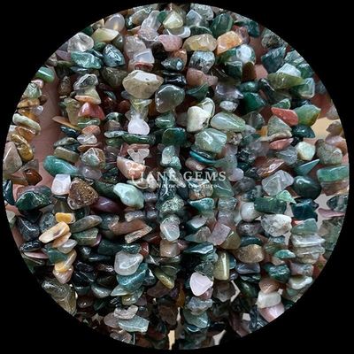 Turmalina granate gemas de cuentas cristal natural forma irregular de la astilla de grava de piedra de cuentas sueltas hebras para pulseras