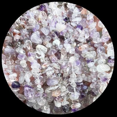 Turmalina granate gemas de cuentas cristal natural forma irregular de la astilla de grava de piedra de cuentas sueltas hebras para pulseras