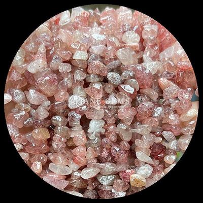 Turmalina granate gemas de cuentas cristal natural forma irregular de la astilla de grava de piedra de cuentas sueltas hebras para pulseras