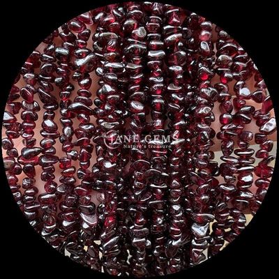 Turmalina granate gemas de cuentas cristal natural forma irregular de la astilla de grava de piedra de cuentas sueltas hebras para pulseras