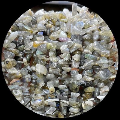 Piedra de piedra flourita de aguamarinas gemas de cuentas de cristal natural de forma irregular de la chispa de grava de la piedra de cuentas sueltas de hebras para pulseras