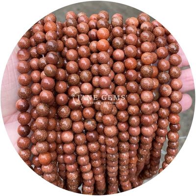 Al por mayor piedra preciosa natural cuentas sueltas redondas de 8 mm de hematita cuentas sueltas de lava piedra redonda de ágata cuentas espaciadores para joyería M