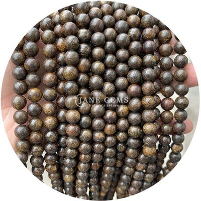 Al por mayor piedra preciosa natural cuentas sueltas redondas de 8 mm de hematita cuentas sueltas de lava piedra redonda de ágata cuentas espaciadores para joyería M