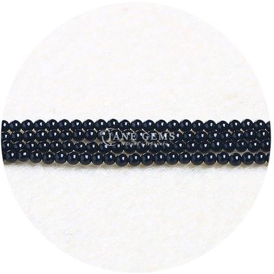 Venta al por mayor de piedras preciosas naturales cuentas sueltas redondas 8 mm multicolores de turmalina cuentas sueltas redondas de ágata cuentas espacios para joyería