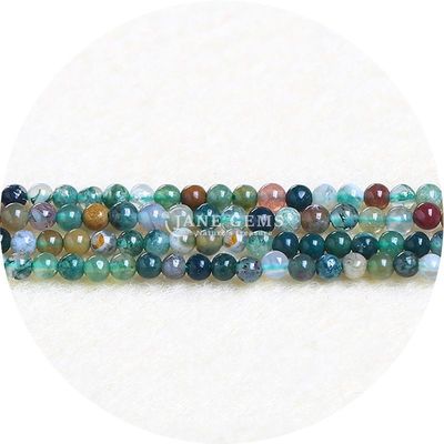 Gratuito Perlas sueltas de piedras preciosas naturales 8 mm Rodolita Perlas sueltas redondas Multicolor Perlas de turmalina Espaciadores para joyas