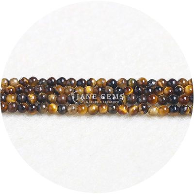 Gratuito Perlas sueltas de piedras preciosas naturales 8 mm Rodolita Perlas sueltas redondas Multicolor Perlas de turmalina Espaciadores para joyas